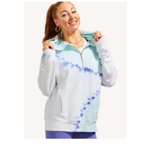 Peloton 1X Tie Die Lightweight hoodie